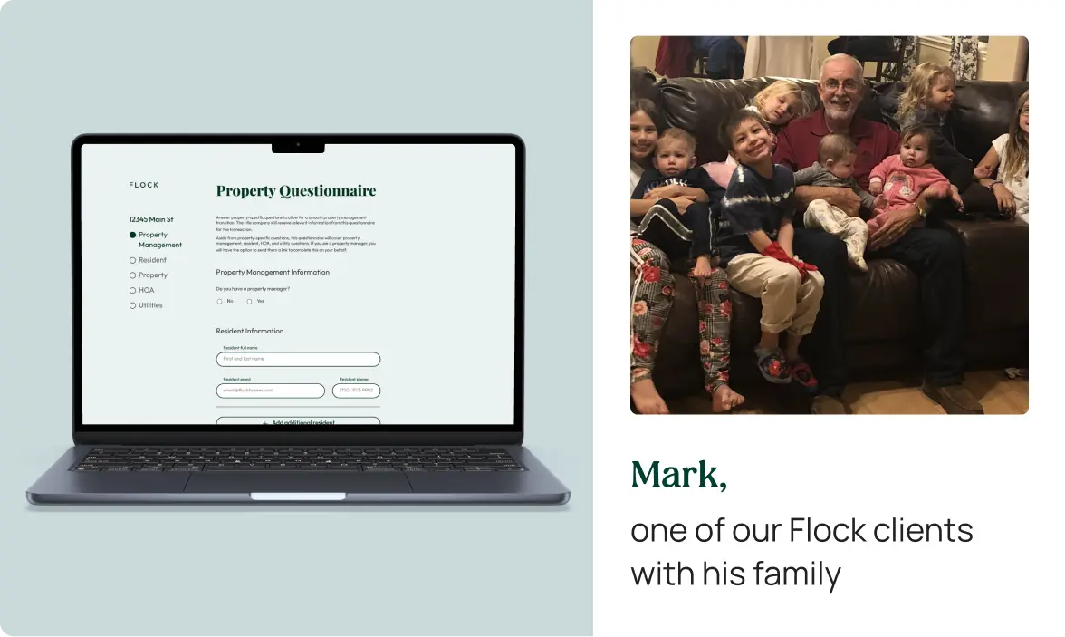 Step 3: Flock handles the closing and transfers your property into the Fund