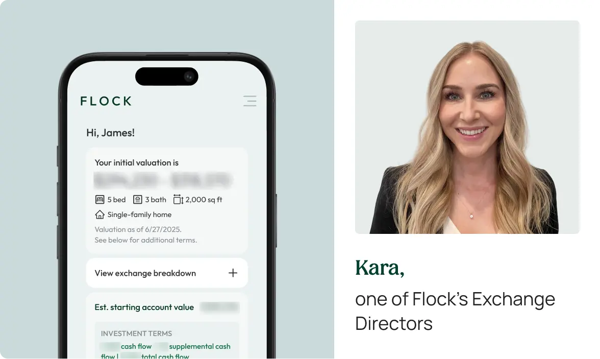 Step 1: Flock handles the valuation of your rental property